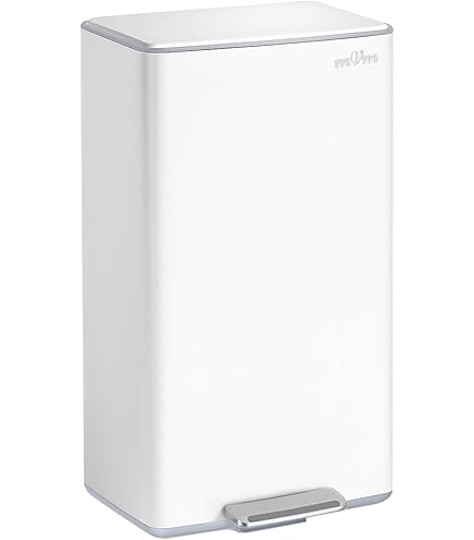 Amazon｜simplehuman 小さなバスルームゴミ箱 蓋付き ステンレス